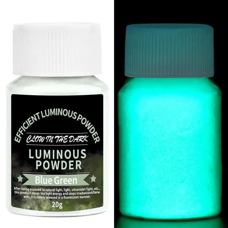 20g/Bottle Luminous Powder Resin Pigment Glow In Dark DIY Epoxy Resin Mold Crafts Jewelry Making Supplies Luminous Pigment Dye