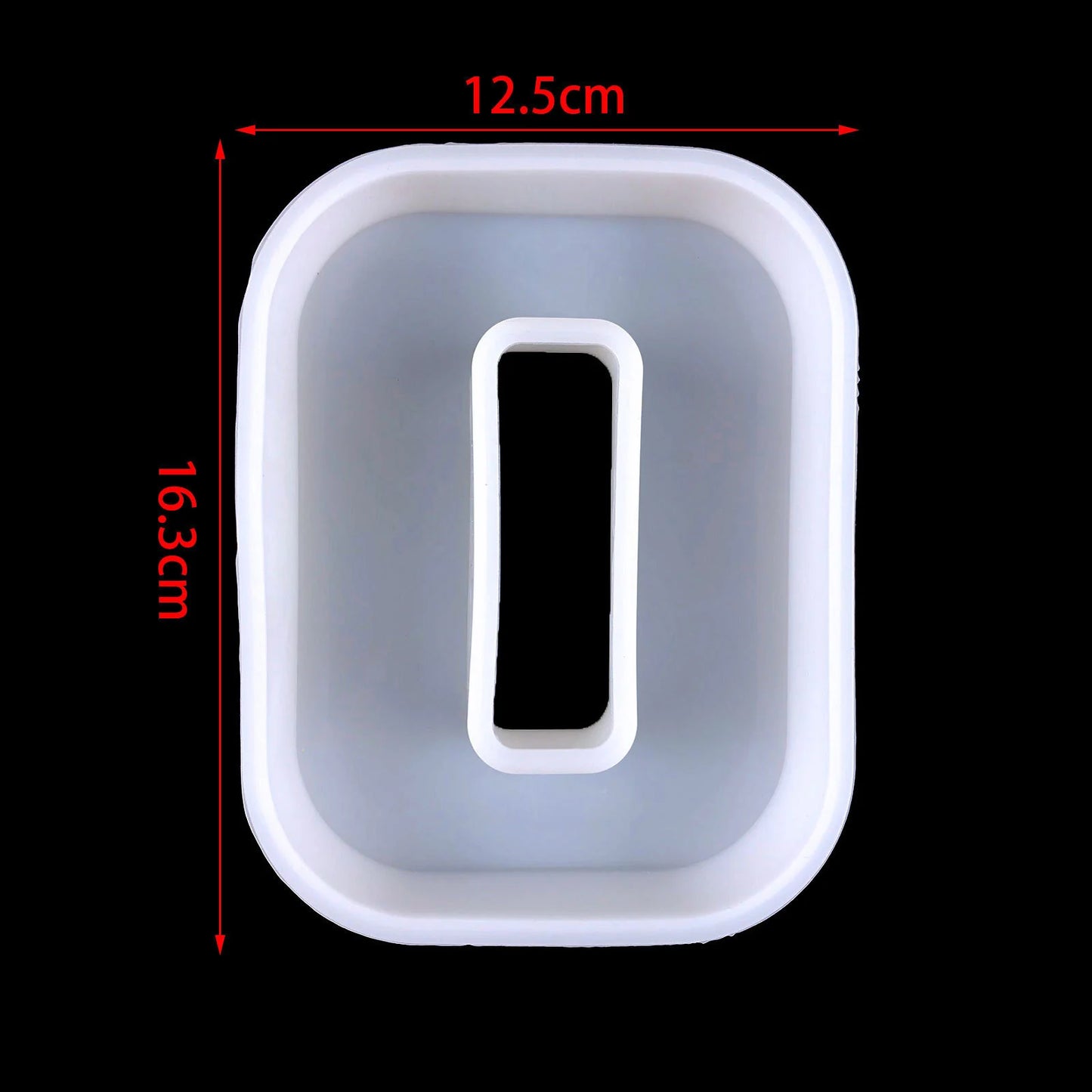 6inch Capital Alphabet Epoxy Resin Silicone Mold Letter Number Mould DIY Birthday Party Proposal Wedding Decoration Casting Mold