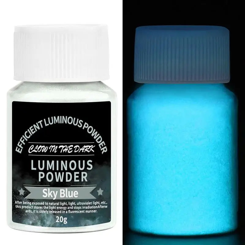 20g/Bottle Luminous Powder Resin Pigment Glow In Dark DIY Epoxy Resin Mold Crafts Jewelry Making Supplies Luminous Pigment Dye