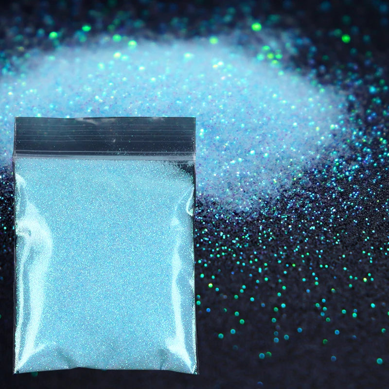 10G Shiny Sugar Powder Epoxy Resin Pigment Iridescent Colored Amazing Sand Resin Sequins Glitter Crafts For Silicone Mold Filler