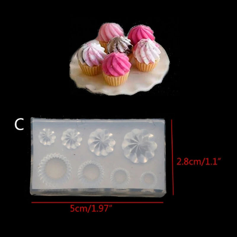 3D Jar Resin Mold Set Soft Silicone Mould Resin Cup Storage Container Mini Molds Unique Cylinder Bottle for Jewelry Making Tools