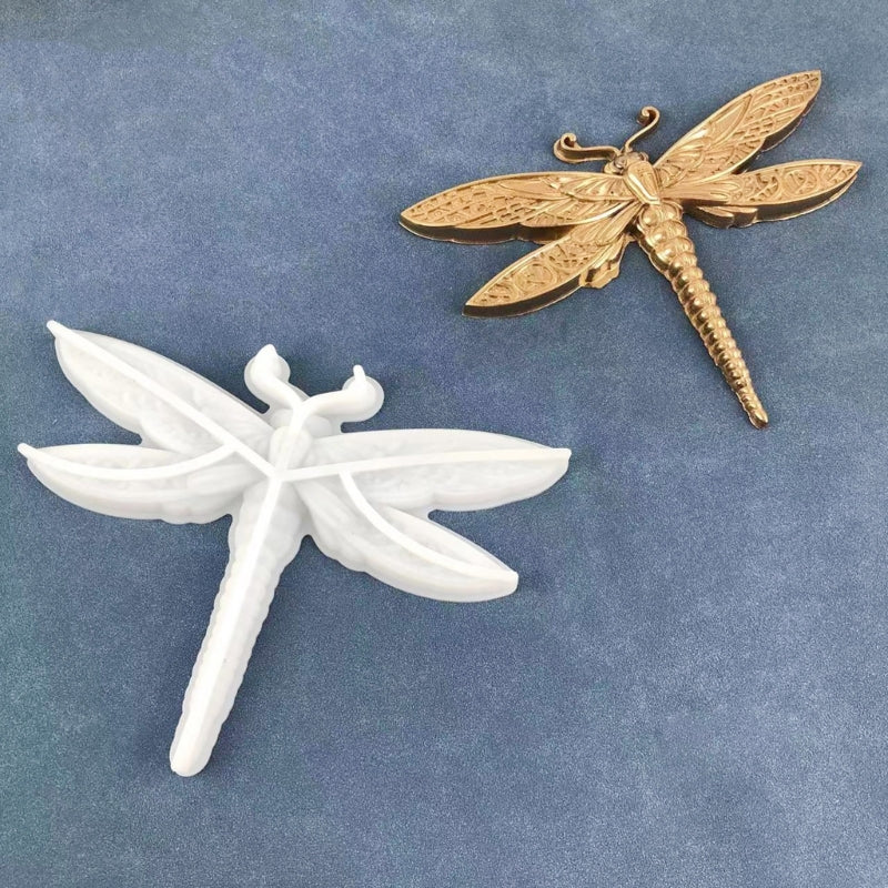 DIY Embossed Dragonflies Silicone Mold for Wall Decorations and Hanging Ornaments DIY Craft Supplies Resin Casting Mould