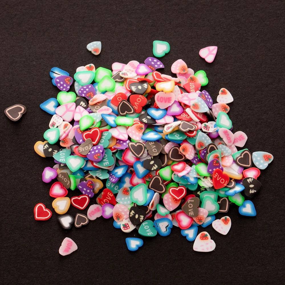 1000Pcs Polymer Clay Resin Fruit Slice for Epoxy Silicone Mold DIY Craft Jewelry Cellphone Decoration Accessory Making Supplies