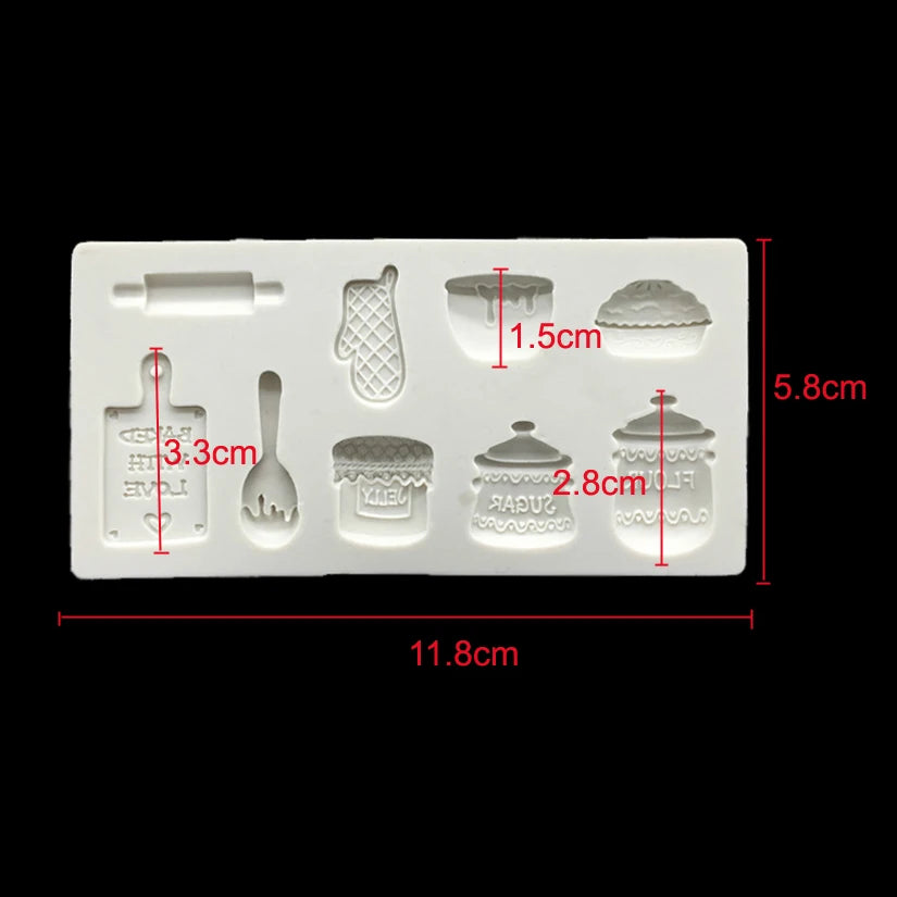 Bakeware Tools Silicone Cake Baking Mold Sugarcraft Chocolate Cupcake Baking Mould Resin Tools Fondant Cake Decorating Tools