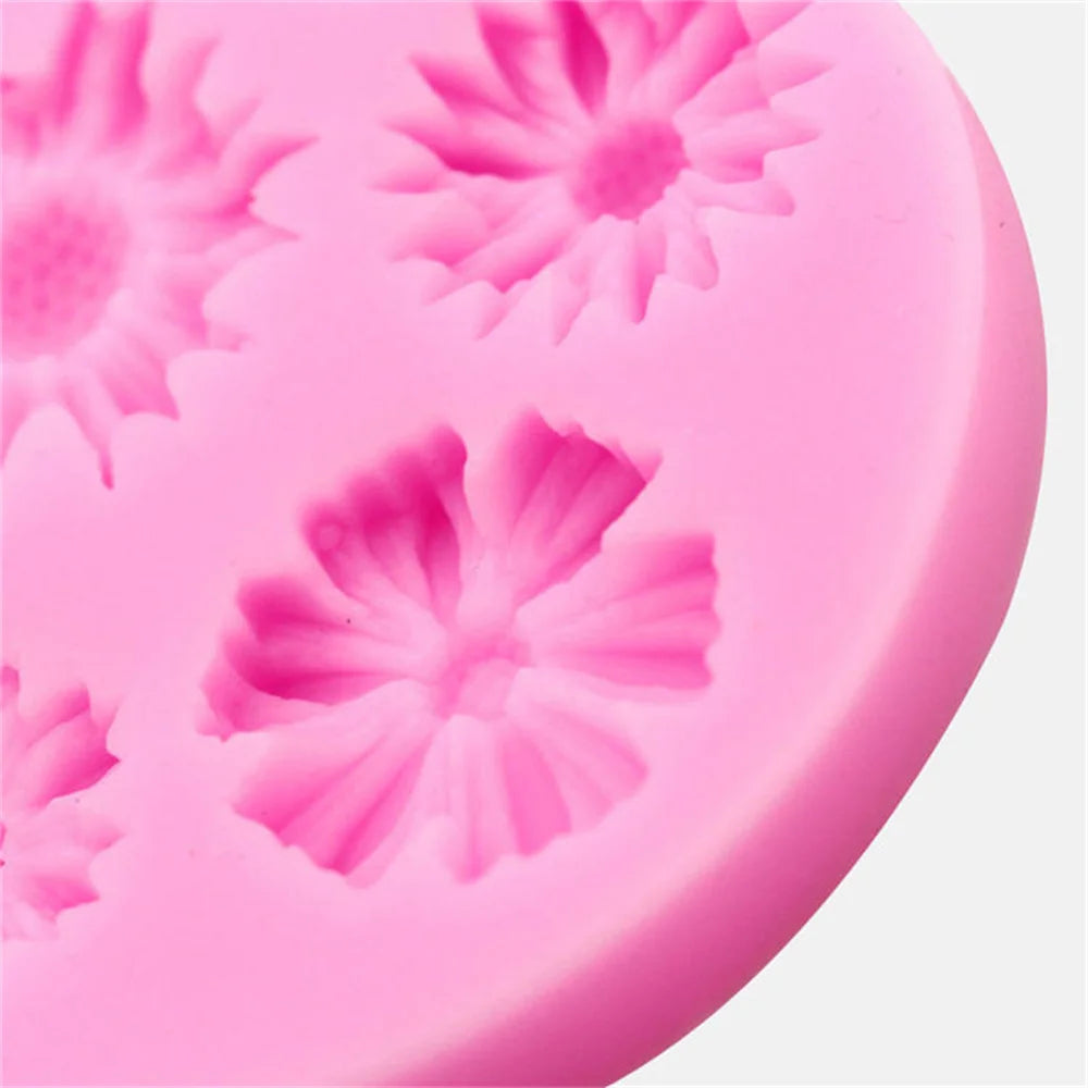 3D Flower Silicone Molds Fondant Craft Cake Candy Chocolate Sugarcraft Ice Pastry Baking Tool Mould