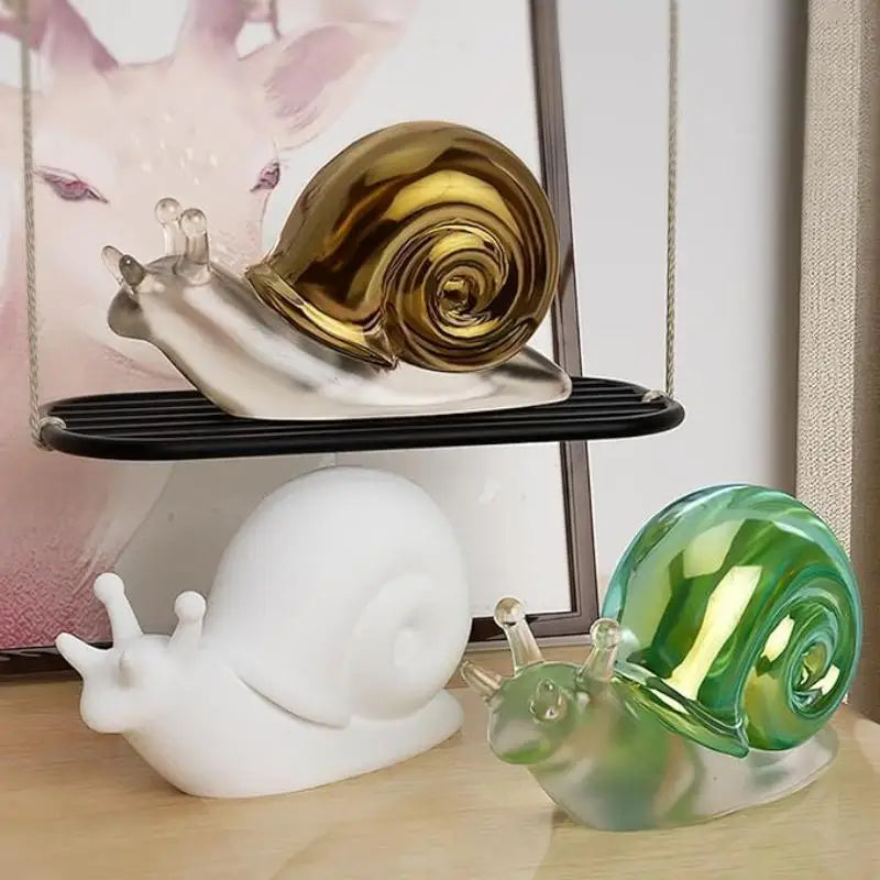 DIY Crystal Drip Glue Large Snail Table Decoration Resin Gypsum 3D Stereoscopic Decoration Silicone Mold