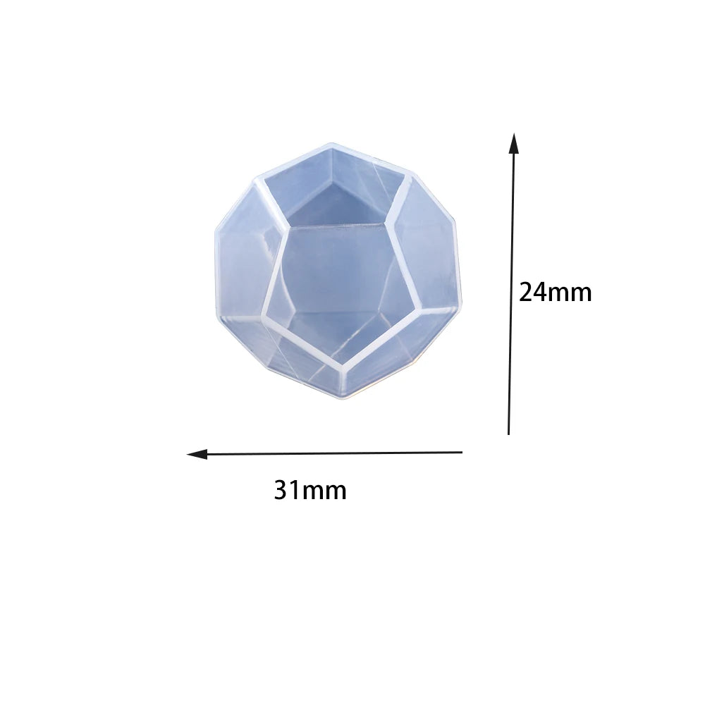 20-100mm 3D Transparent Ball Shape Silicone Mold For Planet Ball Epoxy Resin Mould DIY Epoxy Resin Pendants Crafts Decoration