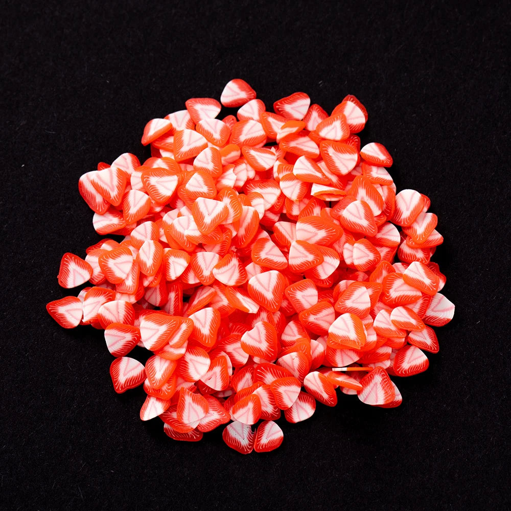 1000Pcs Polymer Clay Resin Fruit Slice for Epoxy Silicone Mold DIY Craft Jewelry Cellphone Decoration Accessory Making Supplies