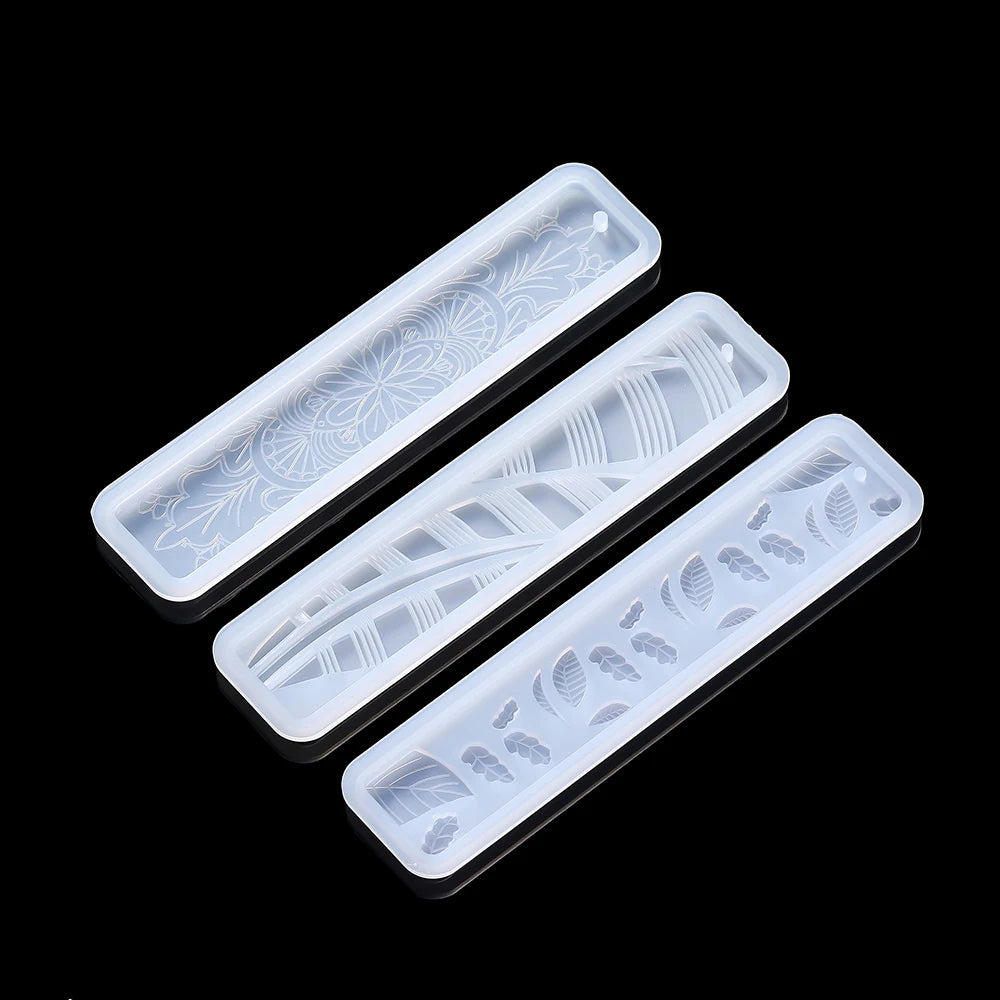 DIY Pendant Bookmark Silicone Mold Crystal Epoxy Resin Casting Mould For Handmade Accessories Crafts Jewellery Making Supplies