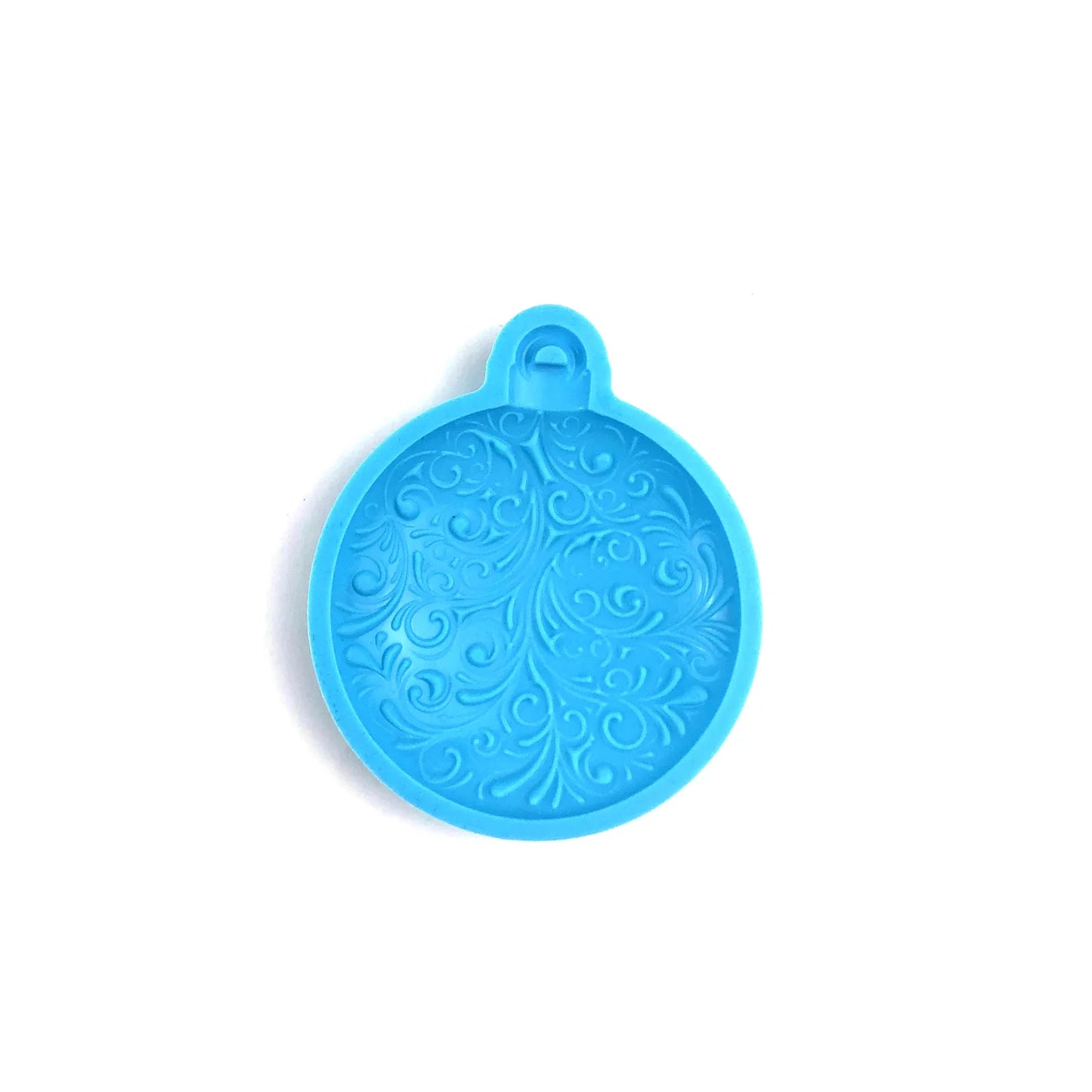 1/4Pcs Christmas Ball Ornament Epoxy Resin Silicone Mold For DIY Keychain Pendant Xmas Tree Pendant Casting Decoration Supplies