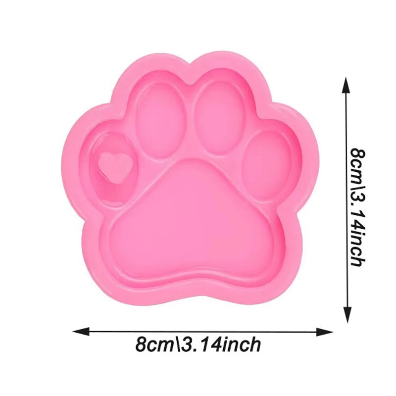 Dog Tag Bone Shaped Keychain Pendant Mold DIY Dog Tag Resin Mold Crystal Epoxy Silicone Mold Jewelry Making Casting Mould