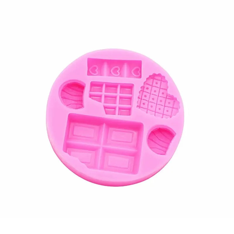 DIY Cartoon Ice Cream Candy Candy Cakes Silicone Mold Handmade Chocolate Crafty Cakes Dessert Decoration Baking Gadgets Mold