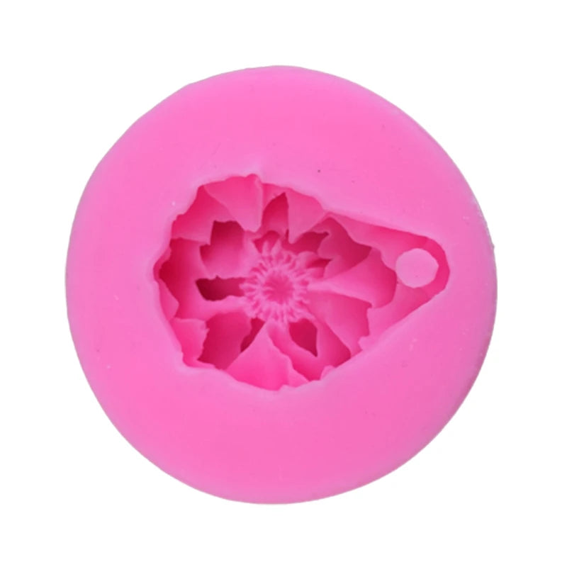 10 Styles 3D Flower Silicone Mold Resin Camellia Peony Daisy Lotus Flower Pendant Jewlery Making Tools Epoxy Resin Molds