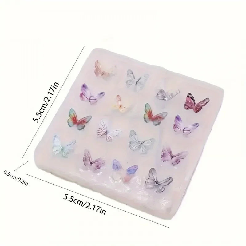 1pc DIY Butterfly Jewelry Mold - Create Unique Epoxy Resin Charms with Durable, Versatie Silicone Craft Mold