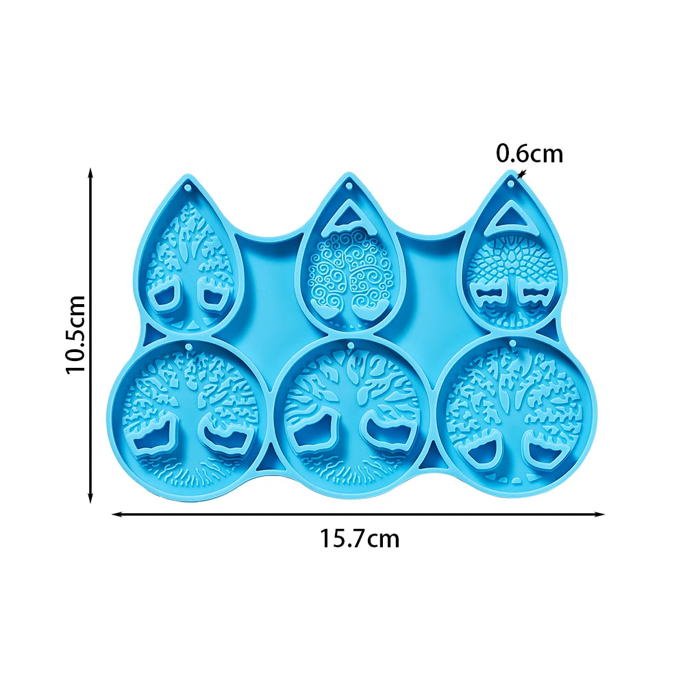 Butterfly Leaf Earrings Pendant Epoxy Resin Silicone Molds Hollow Arts Crafts Making For DIY Charms Pendant Jewelry Molds