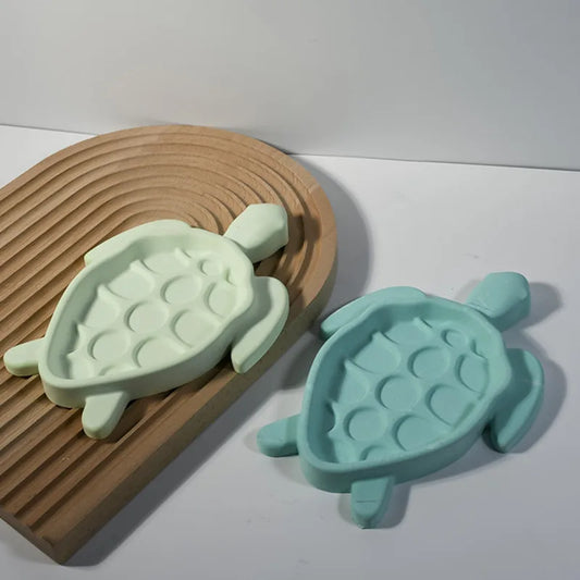 DIY Turtle Plate Silicone Mold Gypsum Jewelry Tray Storage Box Desktop Ornament Epoxy Resin Mold Home Handicrafts Decoration