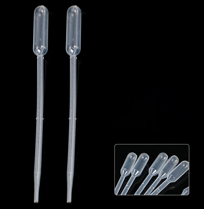 20-150Pcs Disposable Plastic Eye Dropper Transfer Graduated Pipettes for DIY Epoxy Resin Silicone Mold Jewelry Making Tool