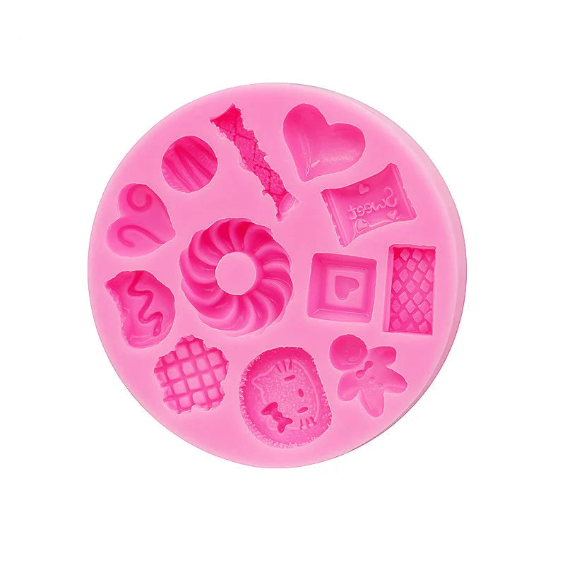 Candy Mold, Silicone Chocolate Mold, Small Square Candy Molds, Silicone Candy Moulds,Polymer Clay Molds,Biscuit mould