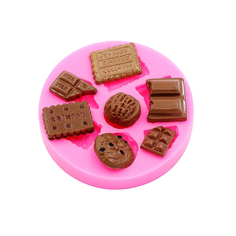 Candy Mold, Silicone Chocolate Mold, Small Square Candy Molds, Silicone Candy Moulds,Polymer Clay Molds,Biscuit mould