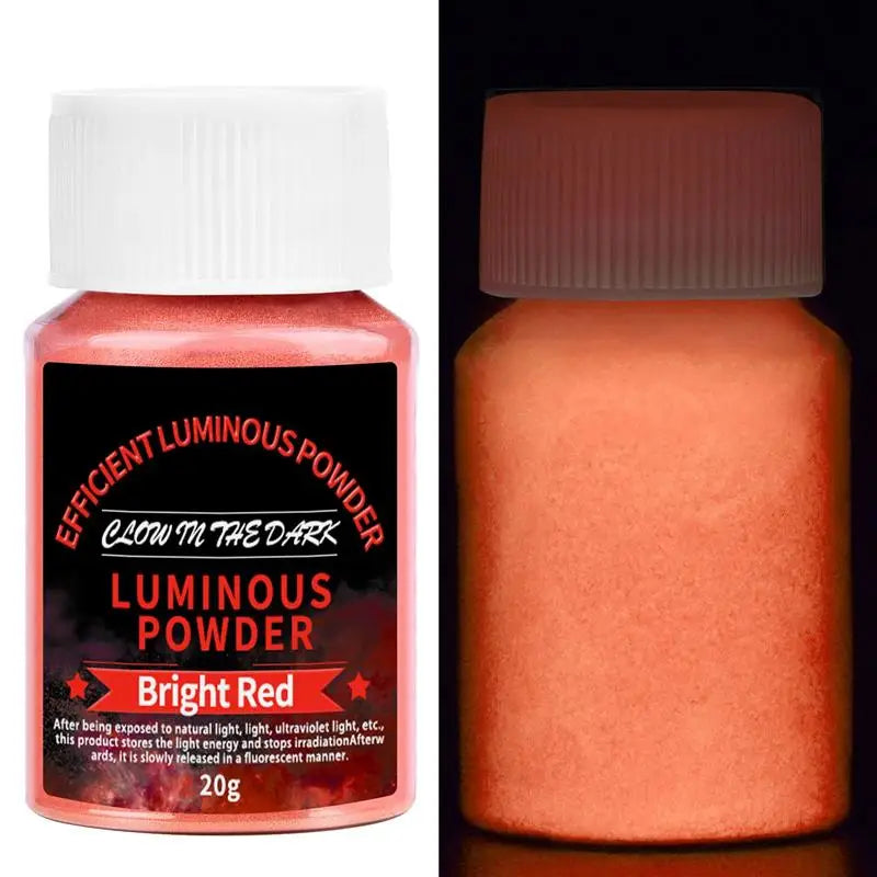 20g/Bottle Luminous Powder Resin Pigment Glow In Dark DIY Epoxy Resin Mold Crafts Jewelry Making Supplies Luminous Pigment Dye