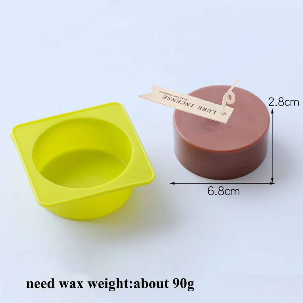 12 Cells Chocolate Mold for DIY Scented Candle Making Decorating Tool Fondant Patisserie Candy Bar Silicone Mould Handmade Craft