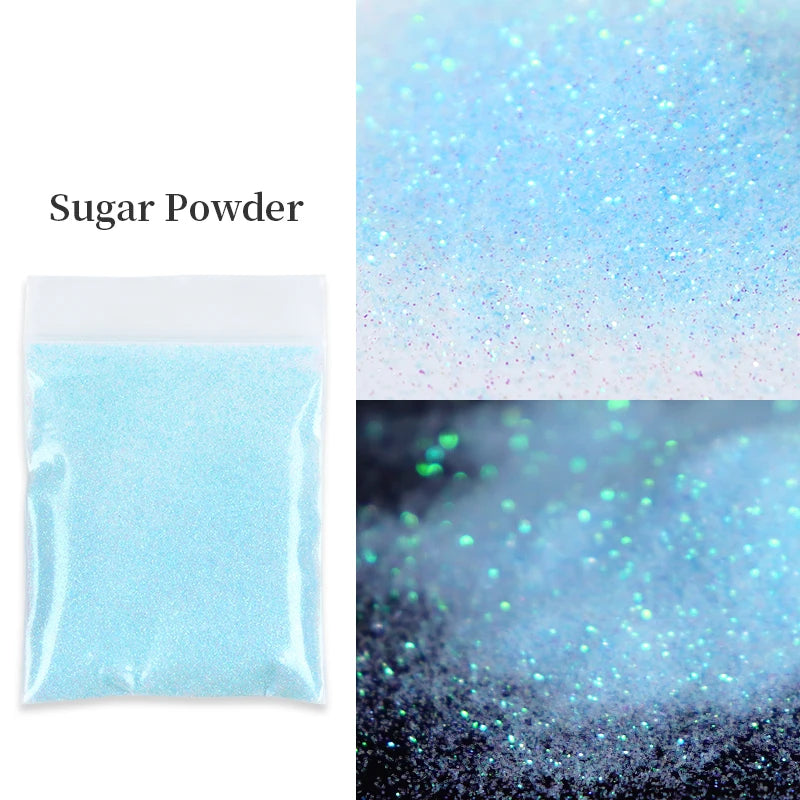 10g Holographic Glitter For Epoxy Resin Filling Laser Gold Silver Fine Powder Loose Sequins Silicone Mold Tumbler Art DIY Crafts