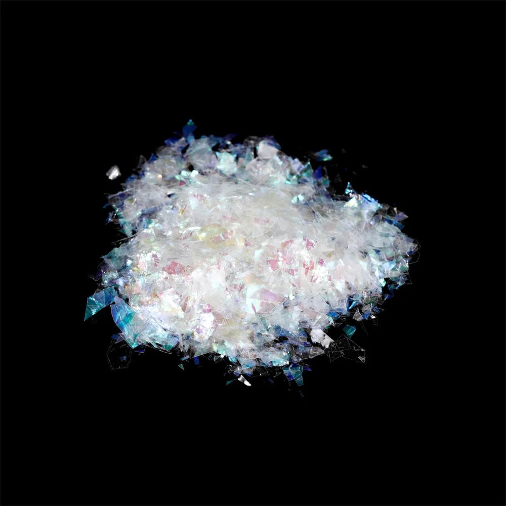 20g Irregular Aurora Paper Sequin Epoxy Resin Fillings Flakies Colorful Paillettes for Epoxy Resin Mold Filler Crafts Nail Art