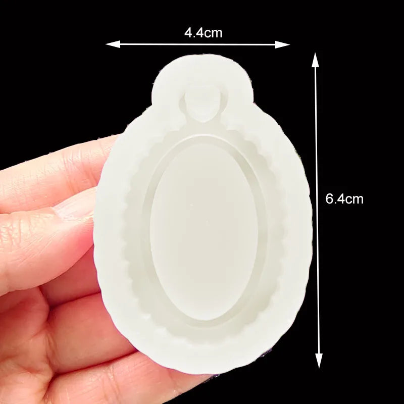 DIY Butterfly Heart Round Shaker Mold Silicone Epoxy Resin Molds Jewelry Tool Accessories