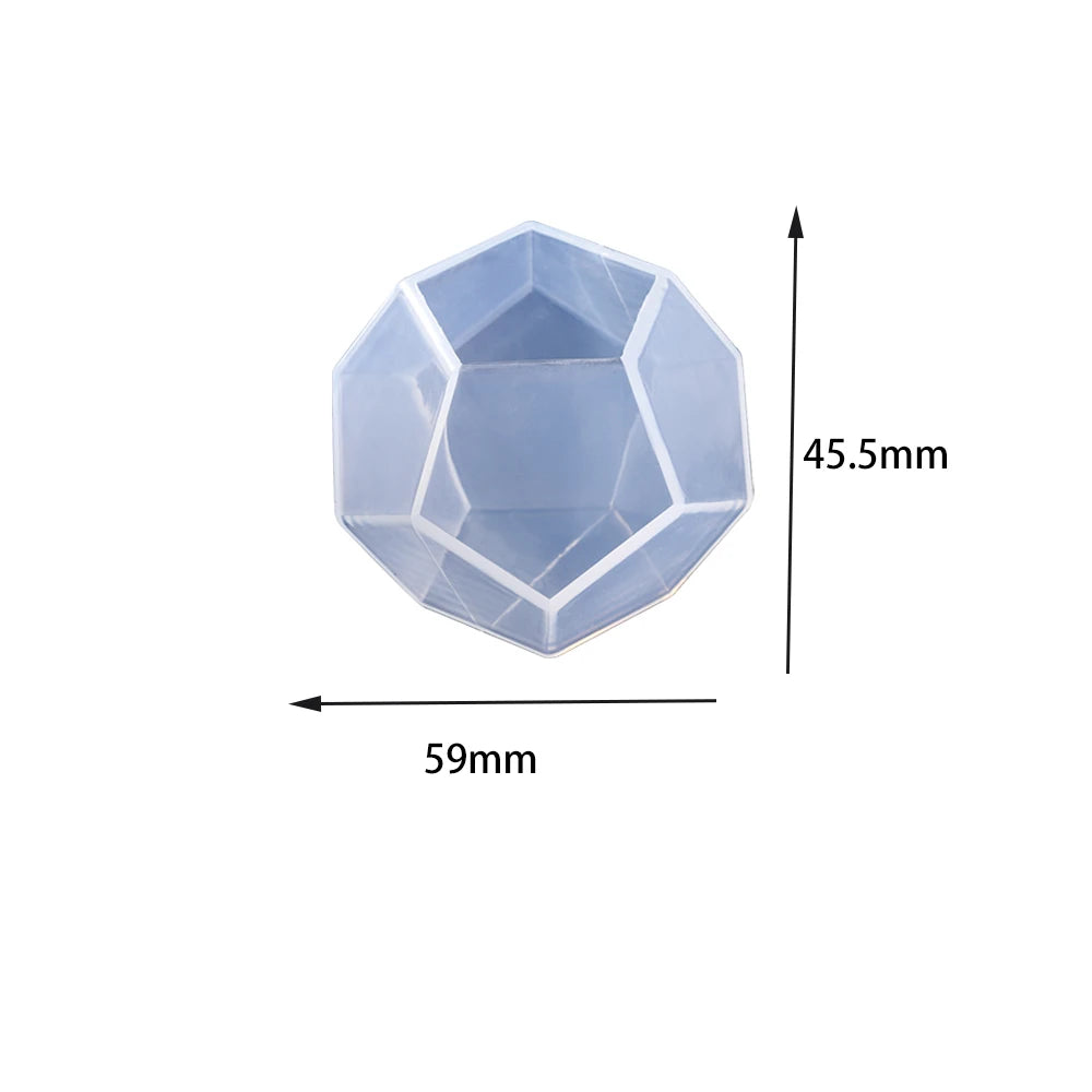 20-100mm 3D Transparent Ball Shape Silicone Mold For Planet Ball Epoxy Resin Mould DIY Epoxy Resin Pendants Crafts Decoration