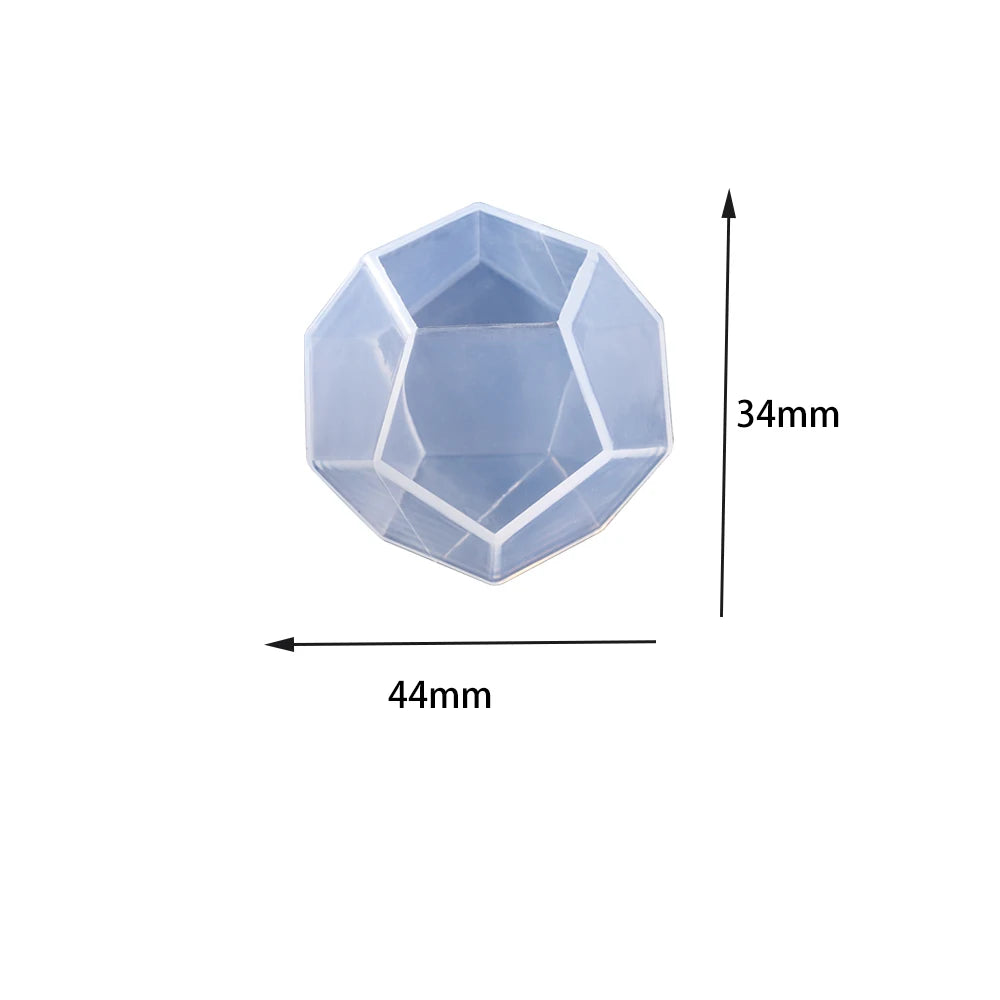 20-100mm 3D Transparent Ball Shape Silicone Mold For Planet Ball Epoxy Resin Mould DIY Epoxy Resin Pendants Crafts Decoration