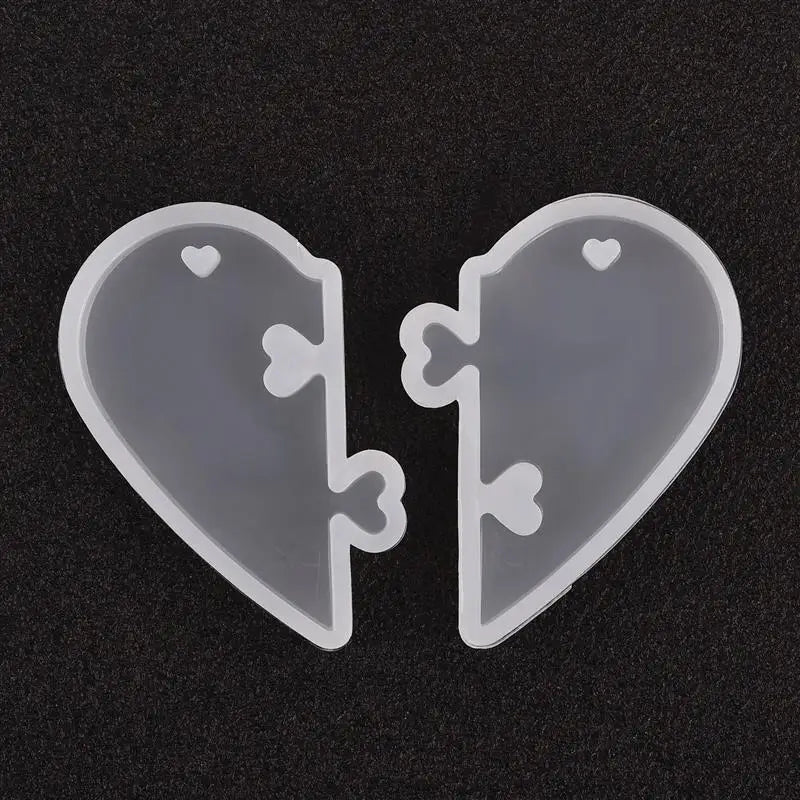 DIY Crystal Epoxy Resin Heart Cat Claw Cabochon Silicone Molds DIY Dried Flowers Jewelry Pendant Moulds UV Resin Mold