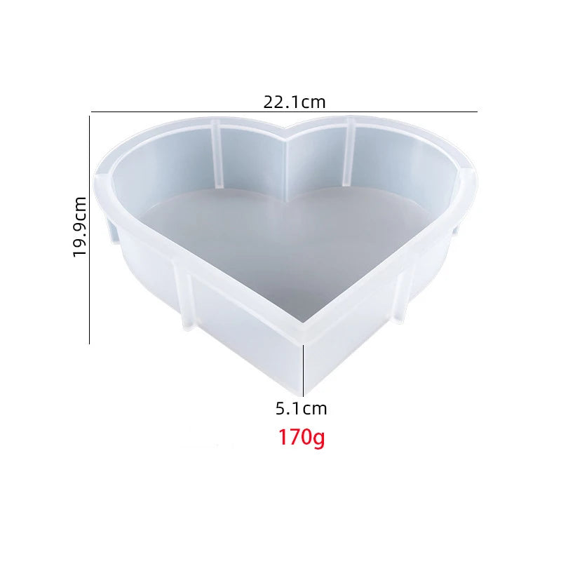 Diy Crystal Epoxy Resin Bookend Silicone Mold Dimensional Round Hexagon Ornament Bookshelf Bookend Resin Casting Mold Home Decor