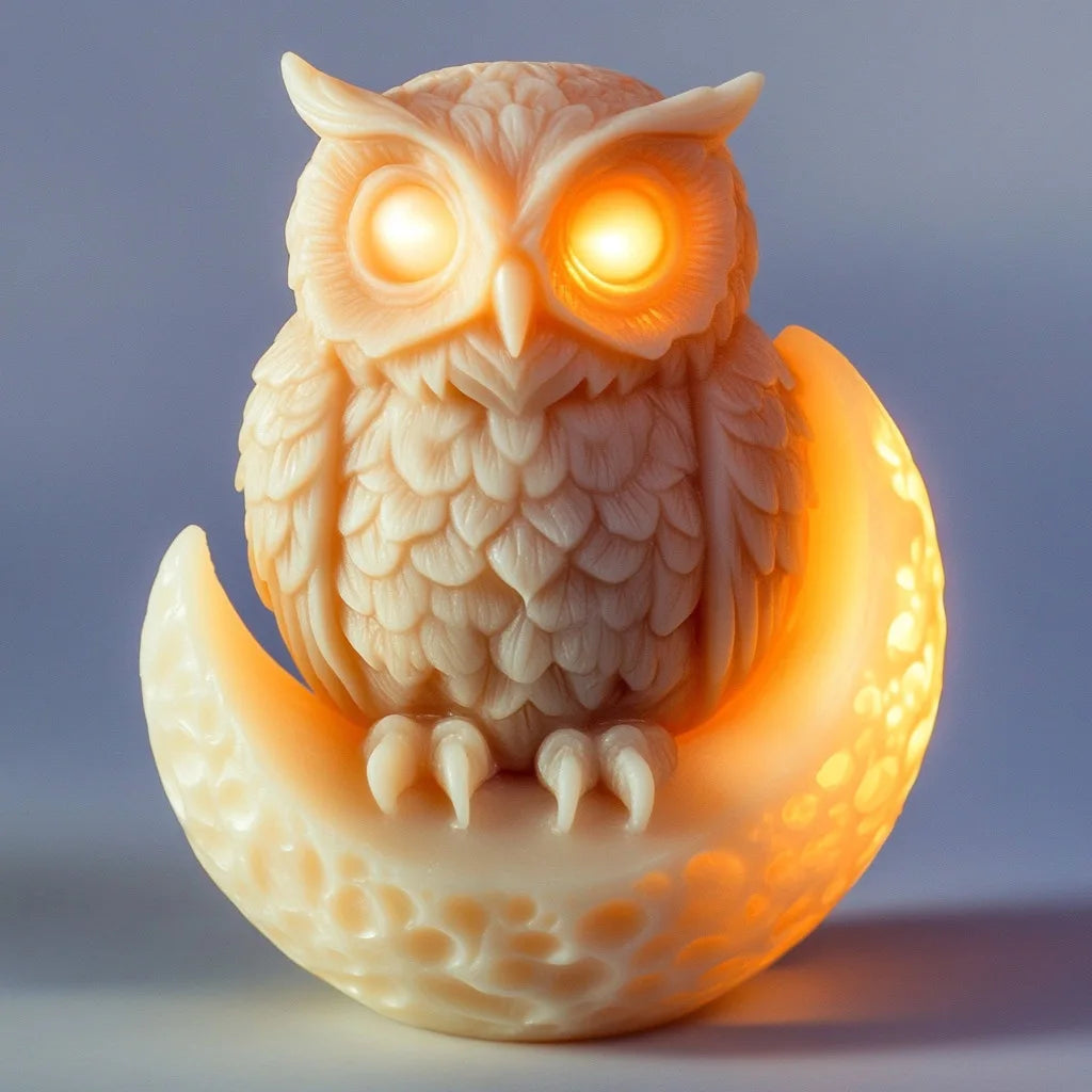 Cute Owl Candle Silicone Mold New Animal Owl Resin Silicone Mold Owl Concrete Mould Gypsum Mold Owls Cake molds Christmas gift