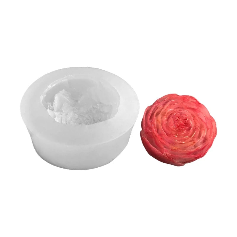 10 Styles 3D Flower Silicone Mold Resin Camellia Peony Daisy Lotus Flower Pendant Jewlery Making Tools Epoxy Resin Molds