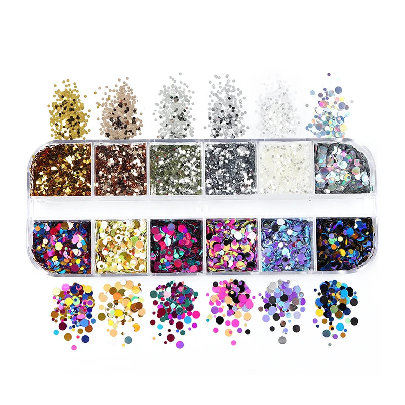 Aurora Iridescent Irregular Glitter Flakes Epoxy Resin Filling Chunky Sequins Large Fragment Resin Mold Filler DIY Crafts Making