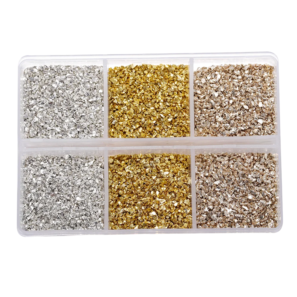 30g/Box Crushed Glass Stones Resin Filling Irregular Broken Stone for DIY Epoxy Resin Mold Crafts Nail Art Decoration Material