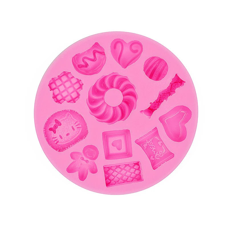 Candy Mold, Silicone Chocolate Mold, Small Square Candy Molds, Silicone Candy Moulds,Polymer Clay Molds,Biscuit mould