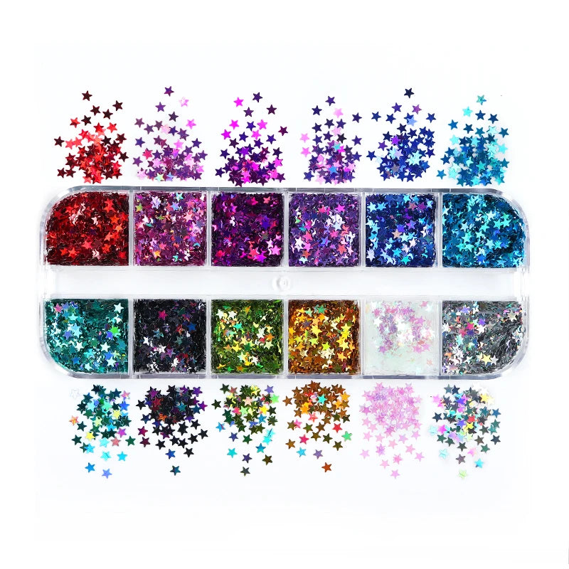 Aurora Iridescent Irregular Glitter Flakes Epoxy Resin Filling Chunky Sequins Large Fragment Resin Mold Filler DIY Crafts Making