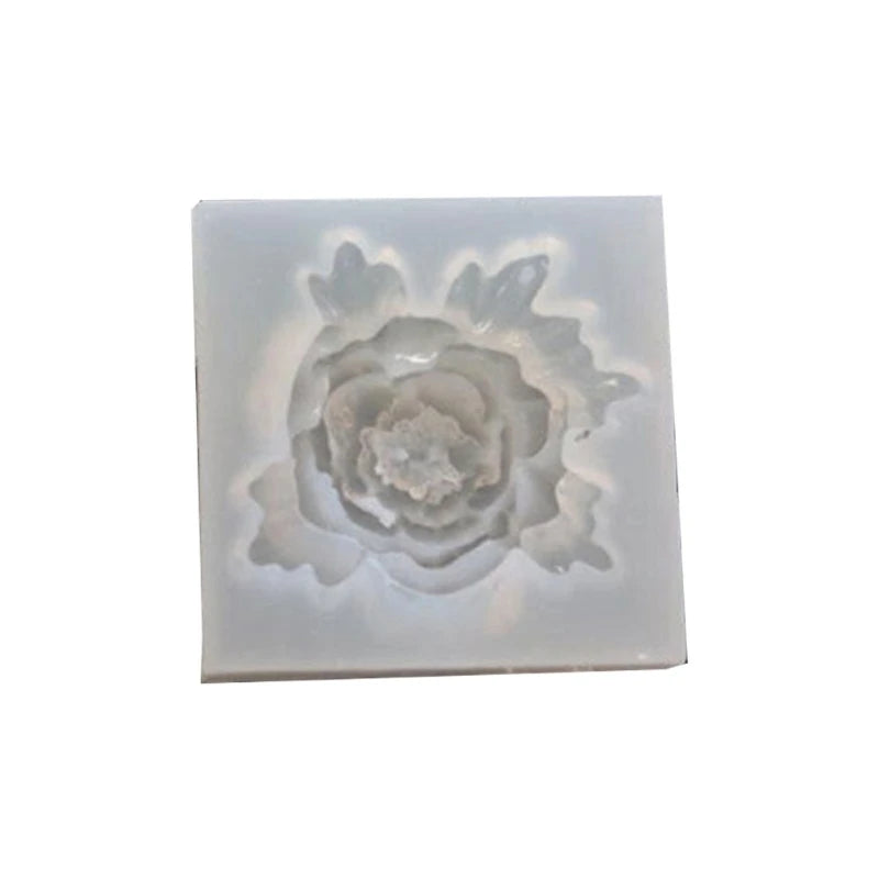 10 Styles 3D Flower Silicone Mold Resin Camellia Peony Daisy Lotus Flower Pendant Jewlery Making Tools Epoxy Resin Molds