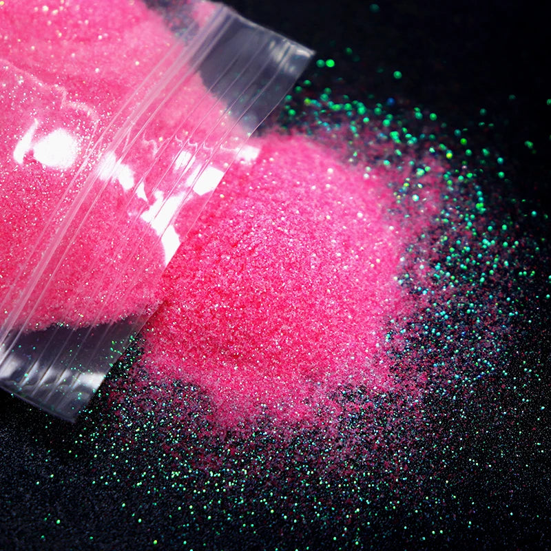 10G Shiny Sugar Powder Epoxy Resin Pigment Iridescent Colored Amazing Sand Resin Sequins Glitter Crafts For Silicone Mold Filler