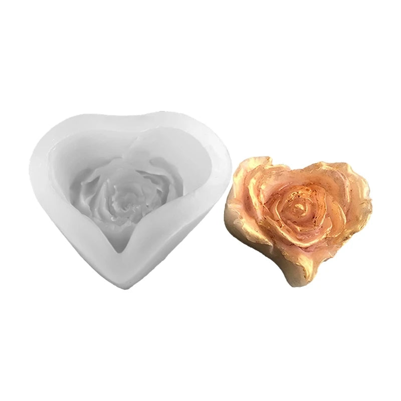 10 Styles 3D Flower Silicone Mold Resin Camellia Peony Daisy Lotus Flower Pendant Jewlery Making Tools Epoxy Resin Molds