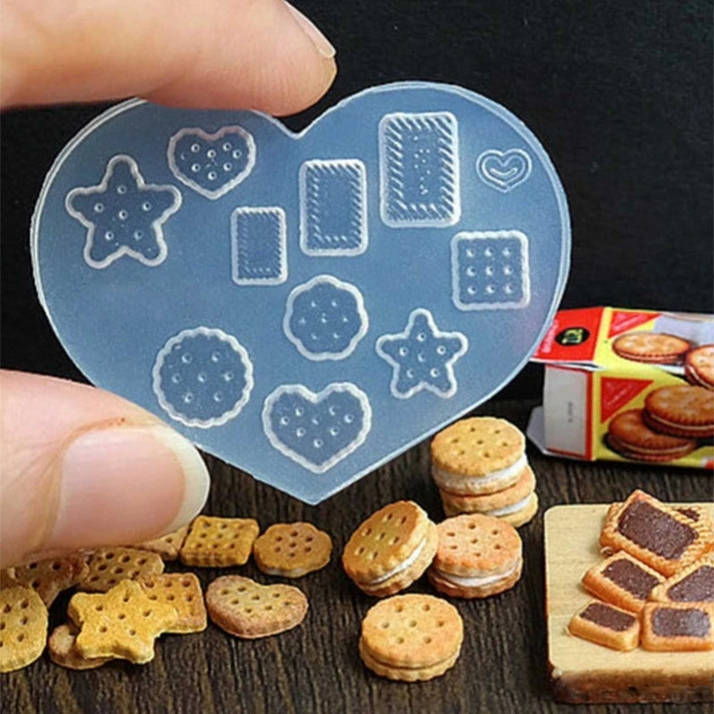 DIY Crafts Casting Baking Tool Mini Food Dessert Crystal Epoxy Resin Mold Cake Candy Chocolate Silicone Mould