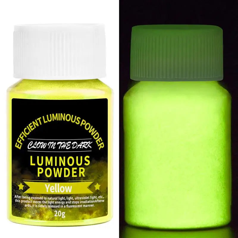 20g/Bottle Luminous Powder Resin Pigment Glow In Dark DIY Epoxy Resin Mold Crafts Jewelry Making Supplies Luminous Pigment Dye