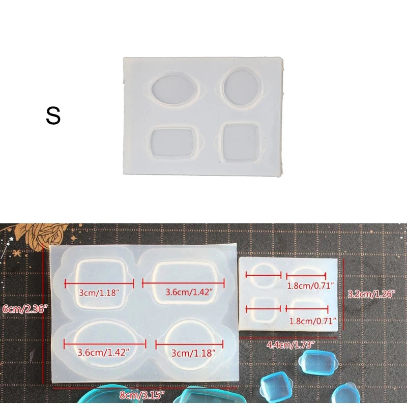 3D Jar Resin Mold Set Soft Silicone Mould Resin Cup Storage Container Mini Molds Unique Cylinder Bottle for Jewelry Making Tools