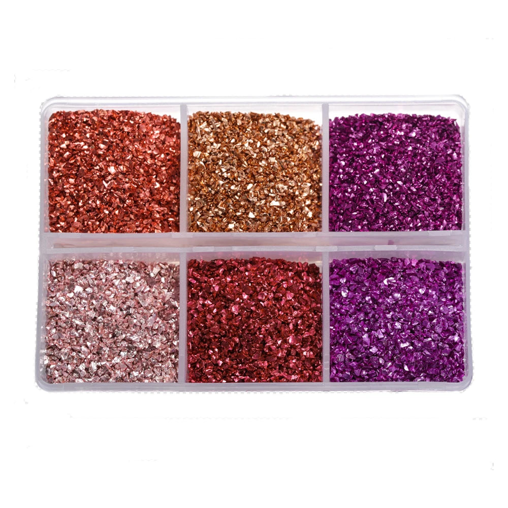 30g/Box Crushed Glass Stones Resin Filling Irregular Broken Stone for DIY Epoxy Resin Mold Crafts Nail Art Decoration Material