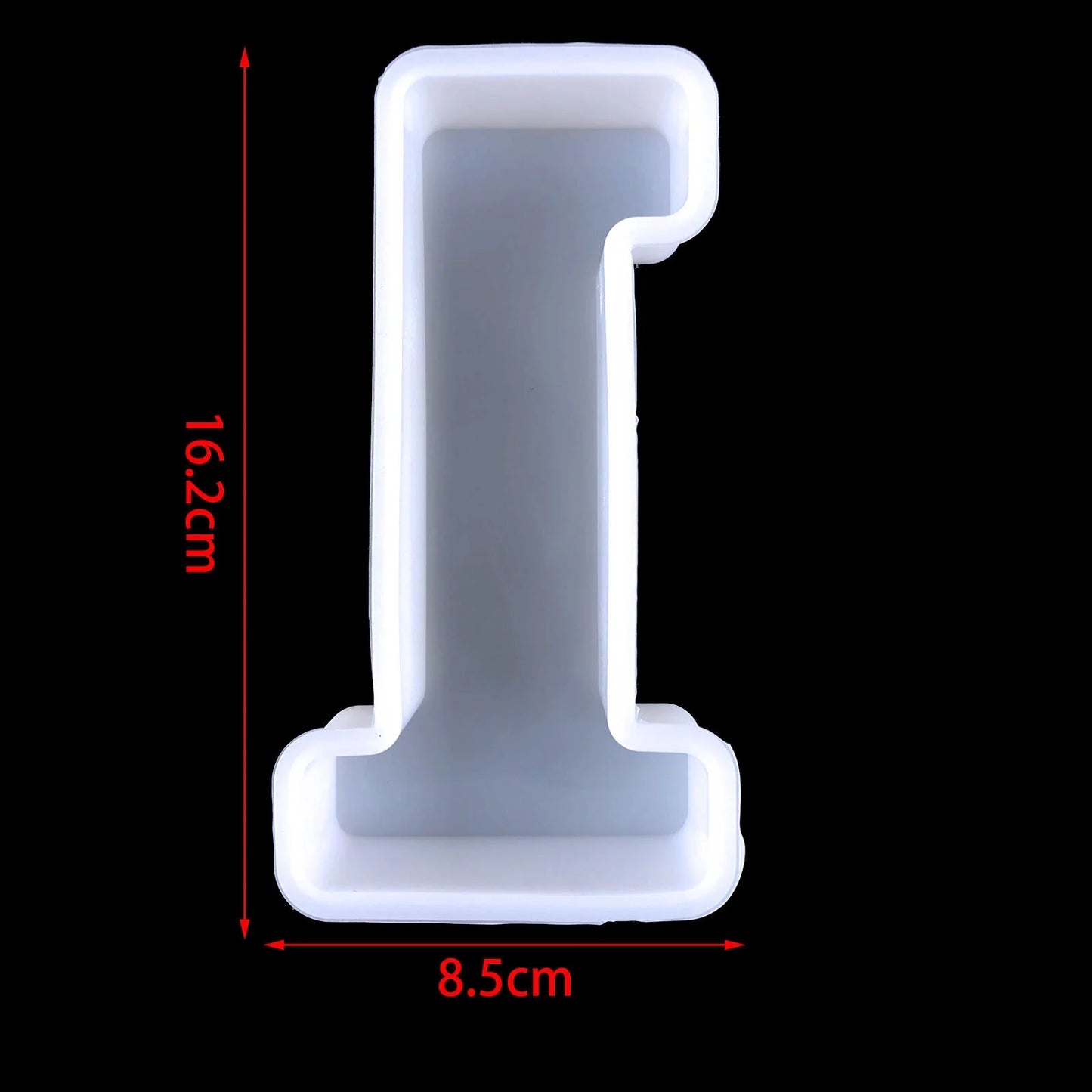 6inch Capital Alphabet Epoxy Resin Silicone Mold Letter Number Mould DIY Birthday Party Proposal Wedding Decoration Casting Mold