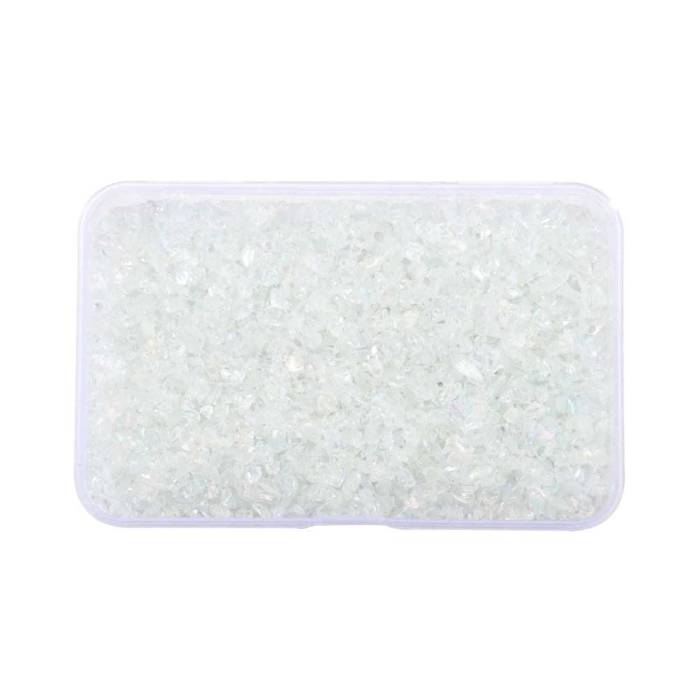 30g/Box Crushed Glass Stones Resin Filling Irregular Broken Stone for DIY Epoxy Resin Mold Crafts Nail Art Decoration Material