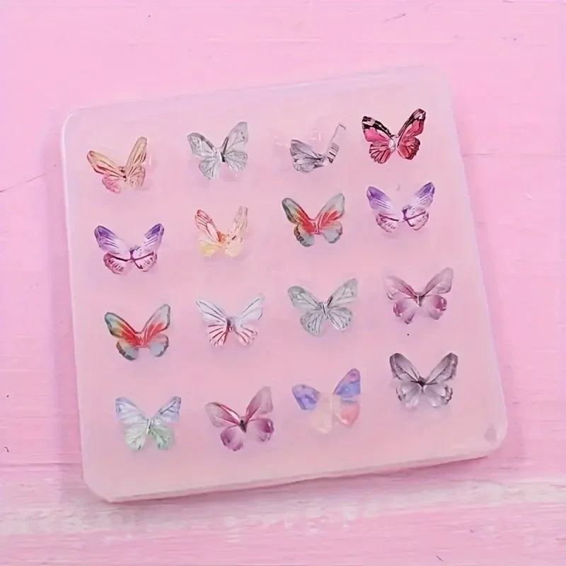 1pc DIY Butterfly Jewelry Mold - Create Unique Epoxy Resin Charms with Durable, Versatie Silicone Craft Mold