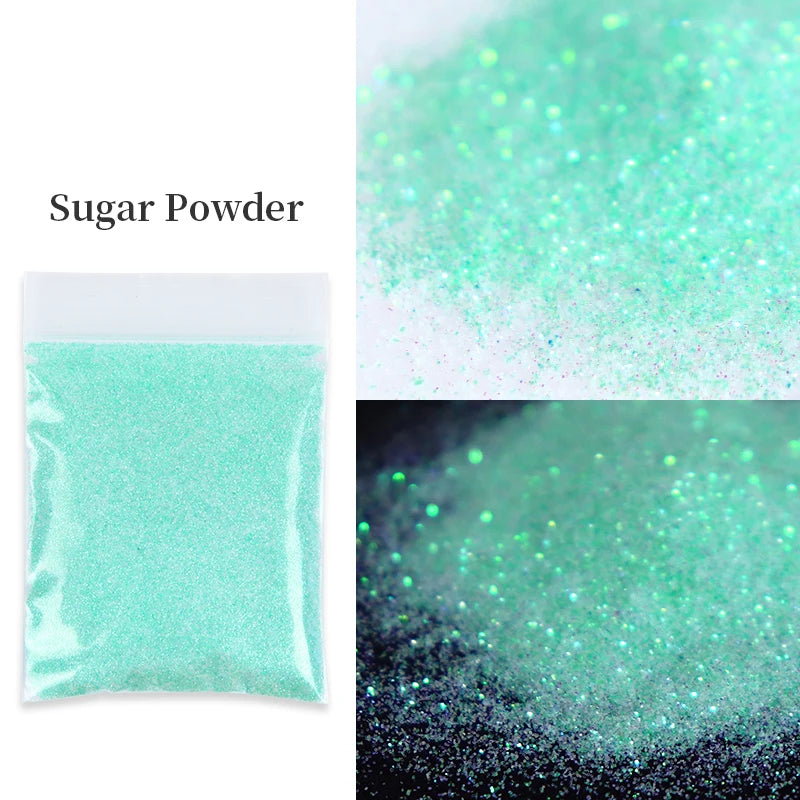 10G Shiny Sugar Powder Epoxy Resin Pigment Iridescent Colored Amazing Sand Resin Sequins Glitter Crafts For Silicone Mold Filler