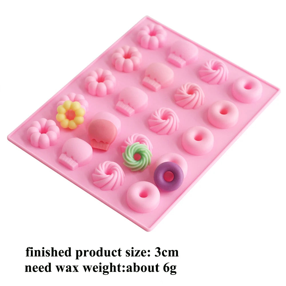 12 Cells Chocolate Mold for DIY Scented Candle Making Decorating Tool Fondant Patisserie Candy Bar Silicone Mould Handmade Craft